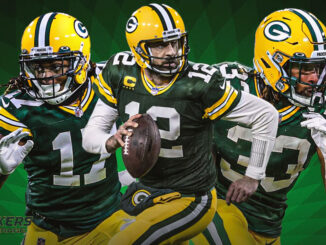 Aaron Rodgers, Aaron Jones, Davante Adams, Packers