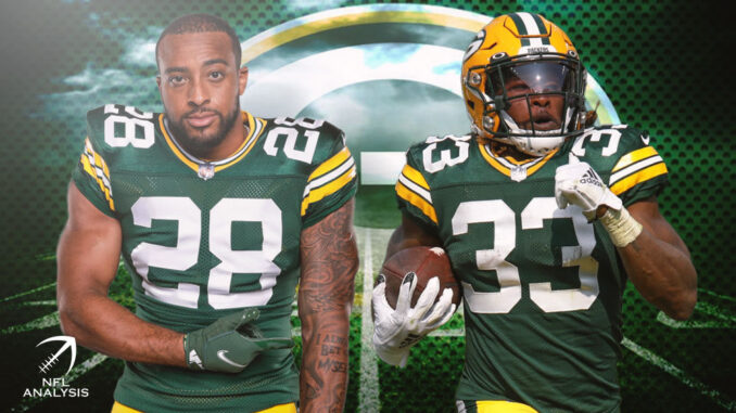 AJ Dillon, Aaron Jones, Packers