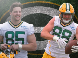 Luke Musgrave, Tucker Kraft, Packers