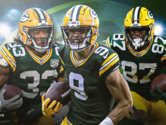 Aaron Jones, Christian Watson, Romeo Doubs, Packers