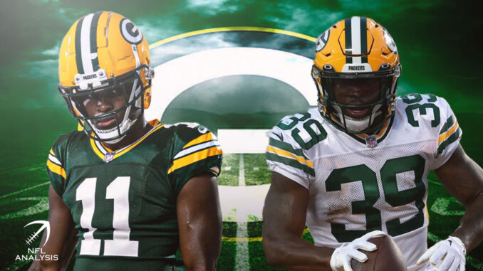 Jayden Reed, Tyler Goodson, Packers