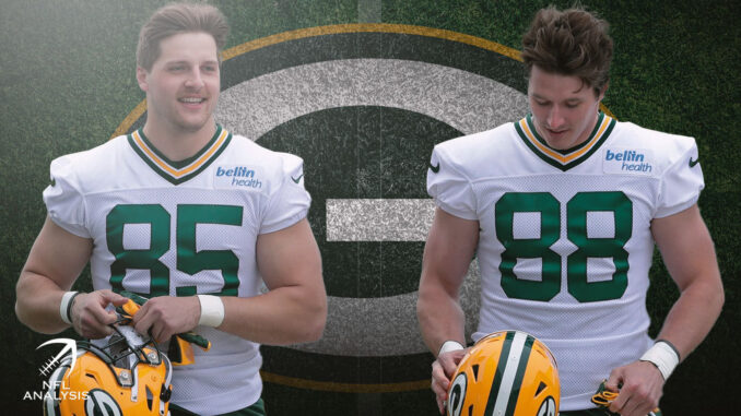 Luke Musgrave, Tucker Kraft, Packers