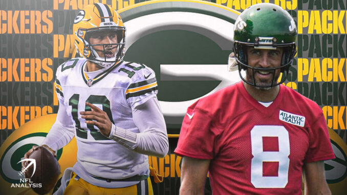 Jordan Love, Aaron Rodgers, Packers