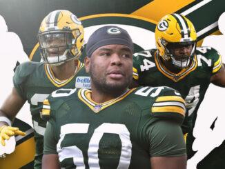 Zach Tom, Elgton Jenkins, Carrington Valentine, Packers