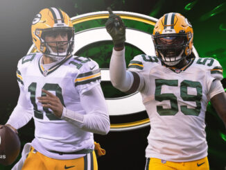 Jordan Love, De'Vondre Campbell, Packers
