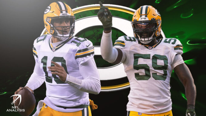 Jordan Love, De'Vondre Campbell, Packers