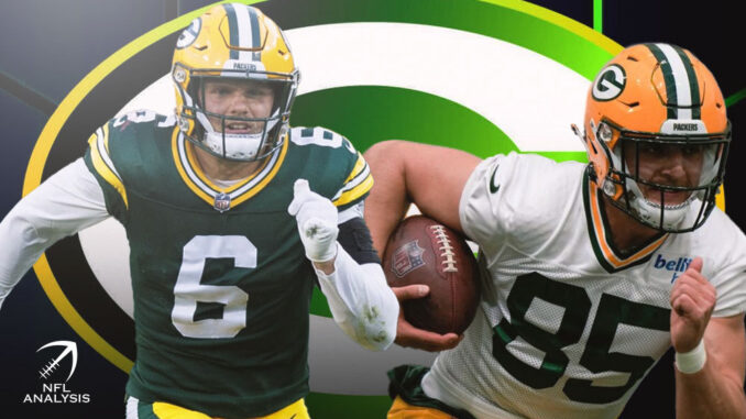 Dallin Leavitt, Luke Musgrave, Packers