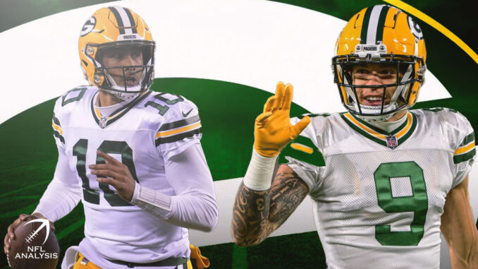 Jordan Love, Christian Watson, Packers