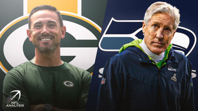Matt LaFleur, Pete Carroll, Packers, Seahawks