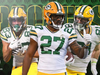 Samori Toure, Josiah Deguara, Patrick Taylor, Packers