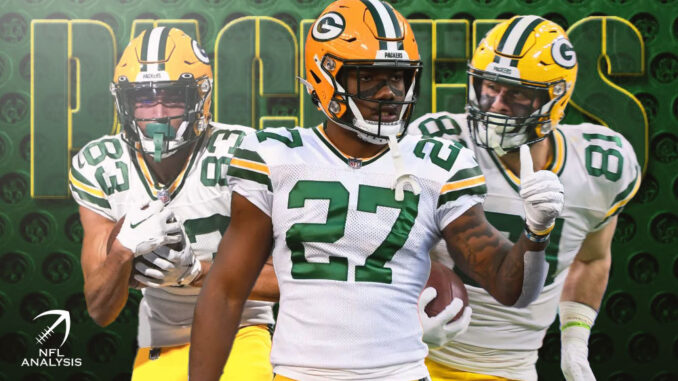 Samori Toure, Josiah Deguara, Patrick Taylor, Packers