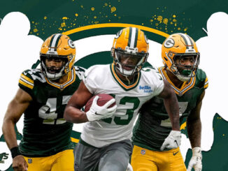 Justin Hollins, Dontayvion Wicks, Quay Walker, Packers