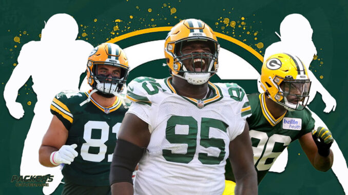 Devonte Wyatt, Josiah Deguara, Patrick Taylor, Packers