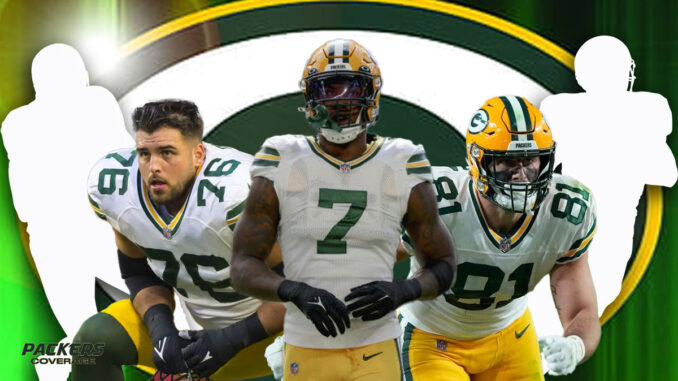 Josiah Deguara, Quay Walker, Tucker Kraft, Packers