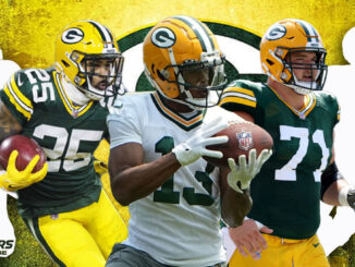 Keisean Nixon, Dontayvion Wicks, Josh Myers, Packers