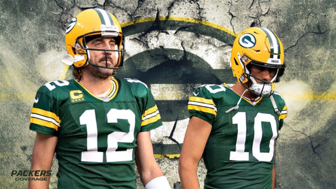 Aaron Rodgers, Jordan Love, Packers