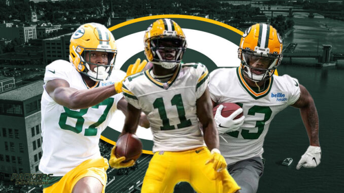 Dontayvion Wicks, Jayden Reed, Romeo Doubs, Packers