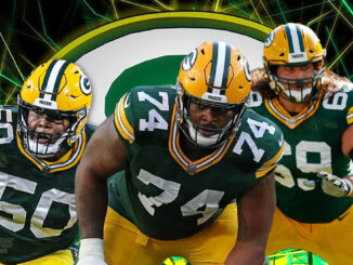 Zach Tom, Elgton Jenkins, David Bakhtiari, Packers