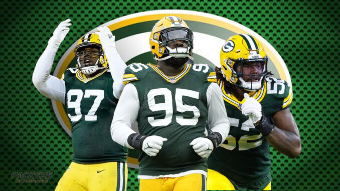 Kenny Clark, Rashan Gary, Devonte Wyatt, Packers