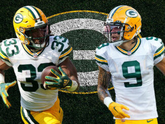 Aaron Jones, Christian Watson, Packers