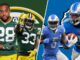 AJ Dillon, Aaron Jones, Jahmyr Gibbs, David Montgomery, Packers, Lions
