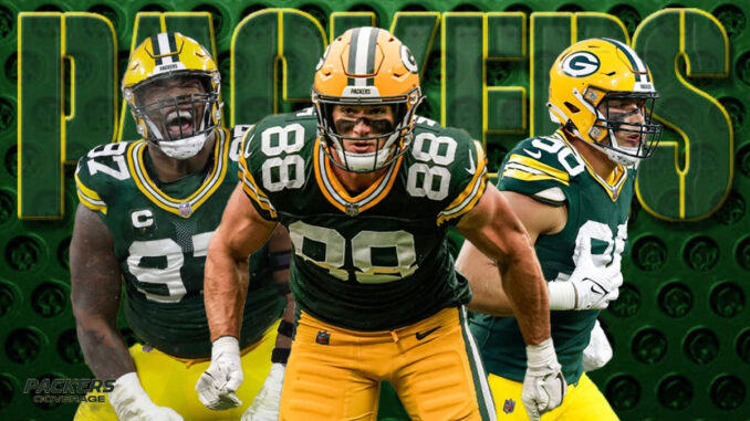 Luke Musgrave, Devonte Wyatt, Lukas Van Ness, Packers
