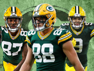 Romeo Doubs, Luke Musgrave, Christian Watson, Packers