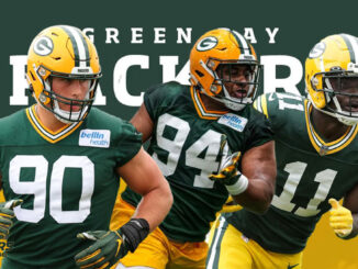 Lukas Van Ness, Karl Brooks, Jayden Reed, Packers