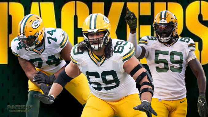 Elgton Jenkins, David Bakhtiari, De'Vondre Campbell, Packers