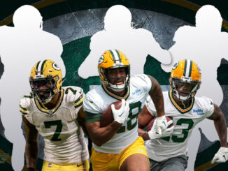 Quay Walker, AJ Dillon, Dontayvion Wicks, Packers