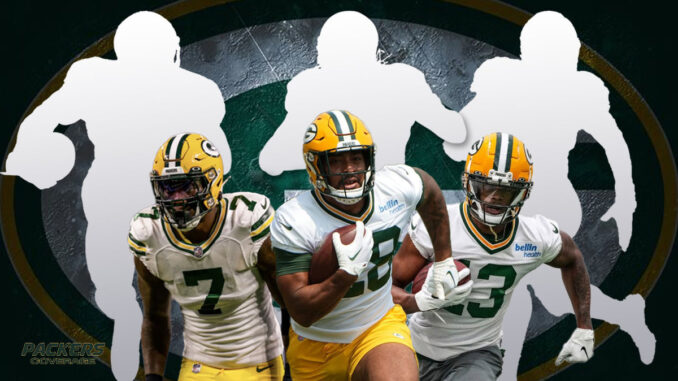 Quay Walker, AJ Dillon, Dontayvion Wicks, Packers