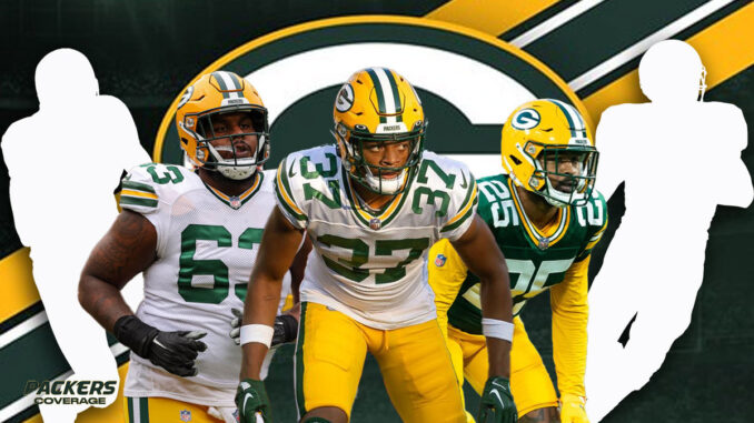 Rasheed Walker, Keisean Nixon, Carrington Valentine, Packers