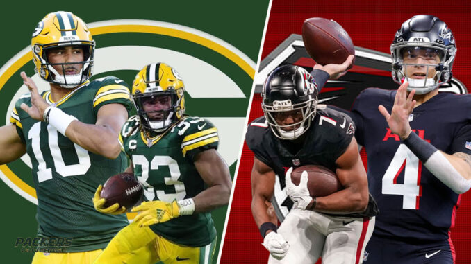 Jordan Love, Aaron Jones, Desmond Ridder, Bijan Robinson, Packers, Falcons