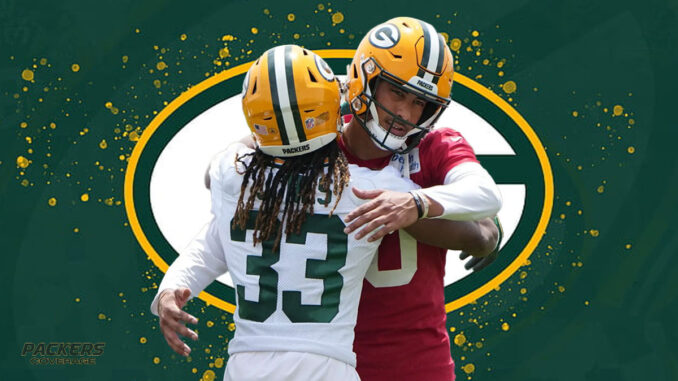 Aaron Jones, Jordan Love, Packers
