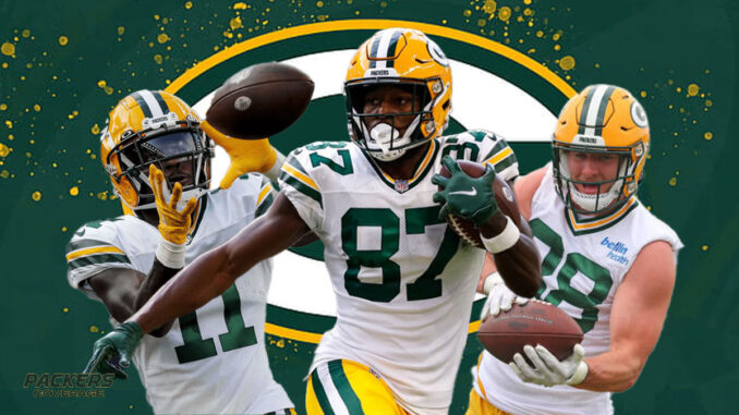 Jayden Reed, Romeo Doubs, Luke Musgrave, Packers