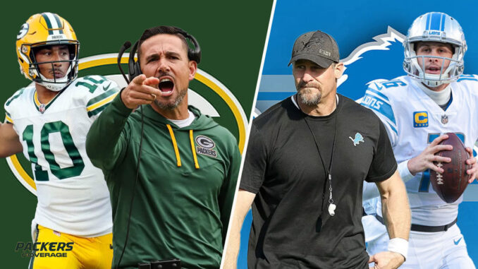 Jordan Love, Matt LaFleur, Jared Goff, Dan Campbell, Green Bay Packers