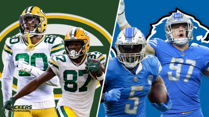 Rudy Ford, Romeo Doubs, David Montgomery, Aidan Hutchinson, Packers, Lions