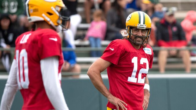 Jordan Love, Aaron Rodgers, Packers