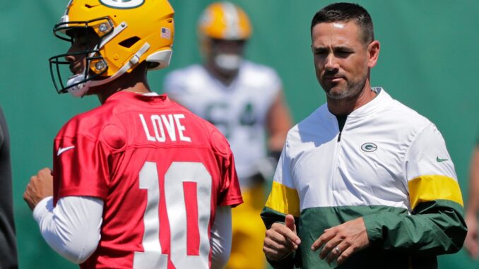 Matt LaFleur, Jordan Love, Green Bay Packers