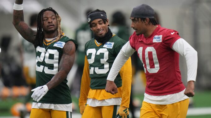 Jaire Alexander, Xavier McKinney, Jordan Love, Green Bay Packers