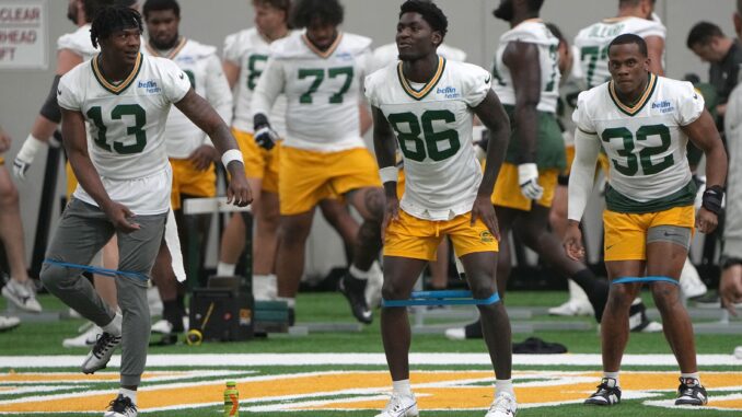 Dontayvion Wicks, Grant DuBose, MarShawn Llyod, Green Bay Packer