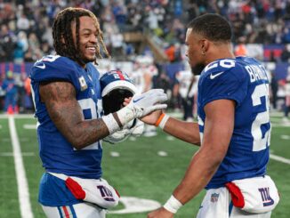 Xavier McKinney, Saquon Barkley, Packers